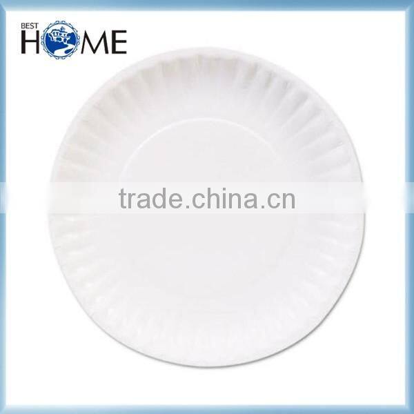 Baby candy color plastic disposable christmas paper plate
