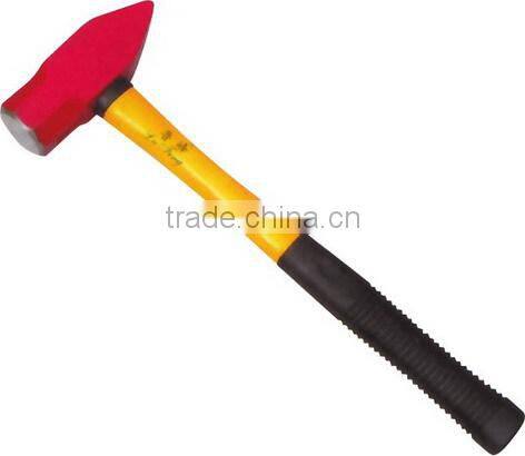 Red painted crosspein sledge hammer for export