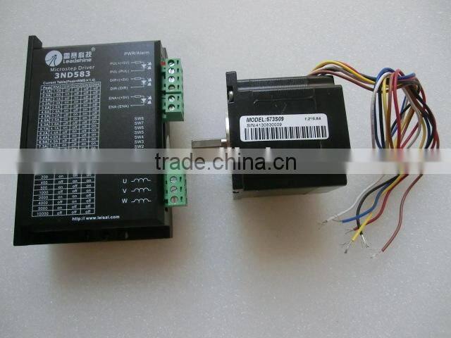 573S09 &3ND583 /3DM583 stepper motor and driver for for co2 laser engraving and cutting machine x axis