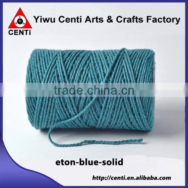Wholeslae eton blue bakers twine blue solid bakers twine for packing gift