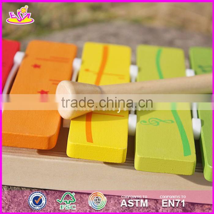 2017 New design children musical talent wooden xylophone for sale W07C056