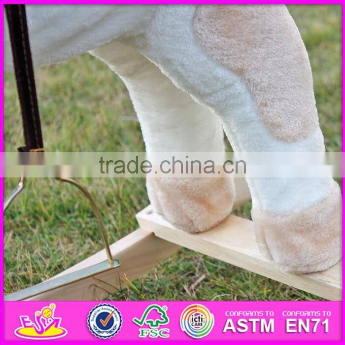 2017 new design wooden toddler rocking horse for sale W16D068