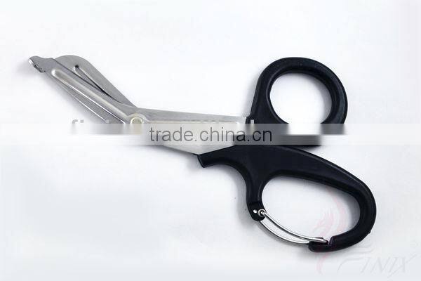 Carabiner Grip Japanese Stainless Steel Nurse Bandage Scissors
