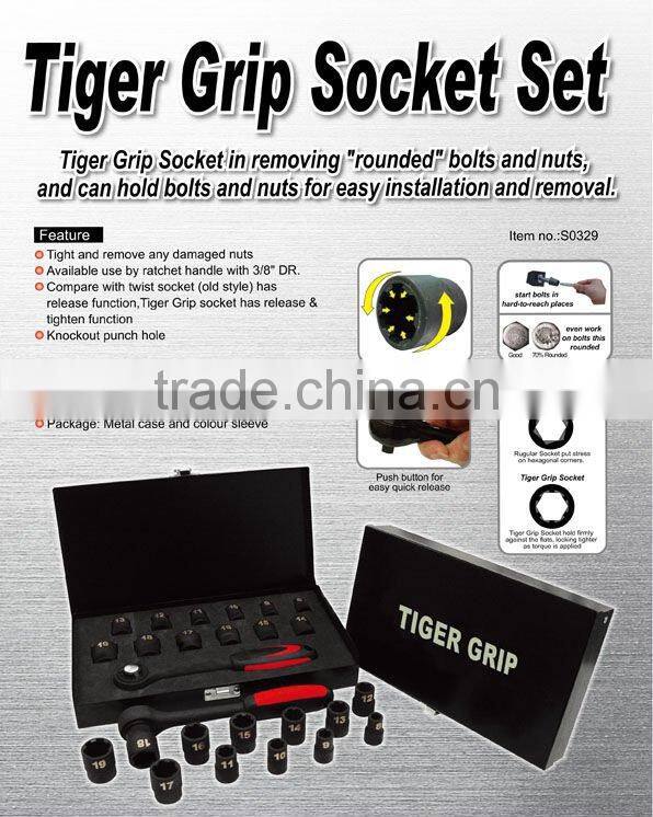 Tiger Grip Twist Socket Set