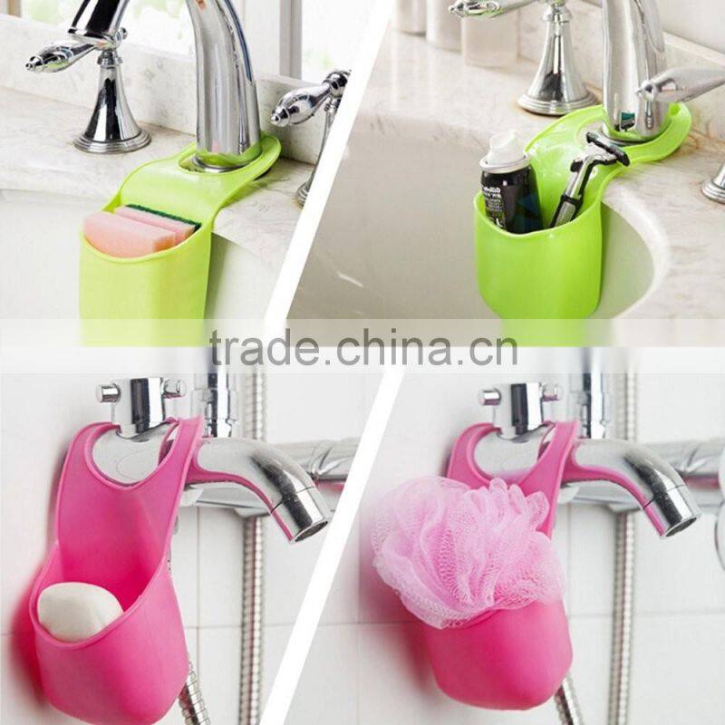 16114 Convenient Sponge Holder Sink Holder Soap Dish Clean & Dry Soap Holder Kitchen Gadget Organizer