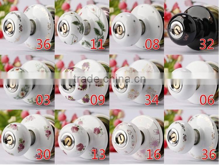 stainless steel304 Entry privacy passage new ball ceramics door handle security lock round knob hotel door lock