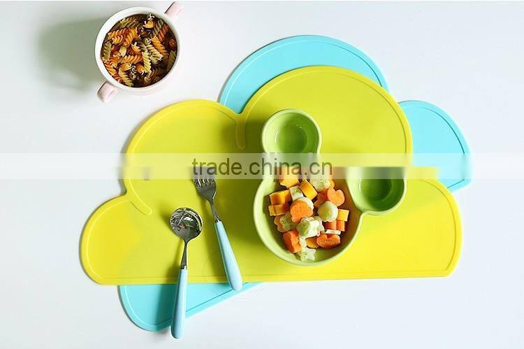 Non-slip Diner Portable Placemat Silicone Baby Eating Mat