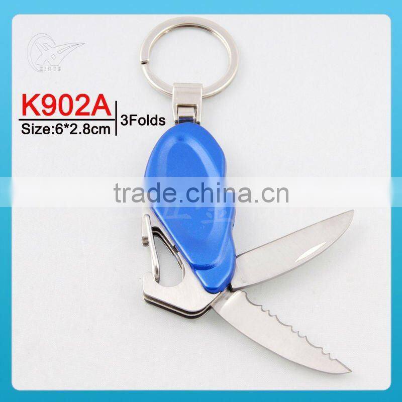 2014 Small multi cheap bottle opener keychain knife tools K902A