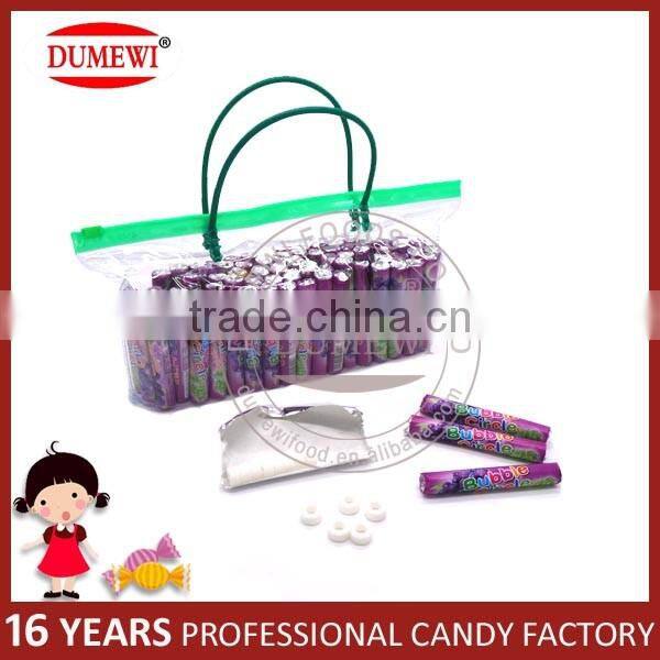 Fruity Pressed Candy Bubble Circle Roll Candy in Bag