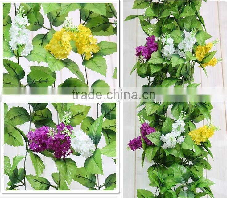Good quality artificial flower garland 240cm