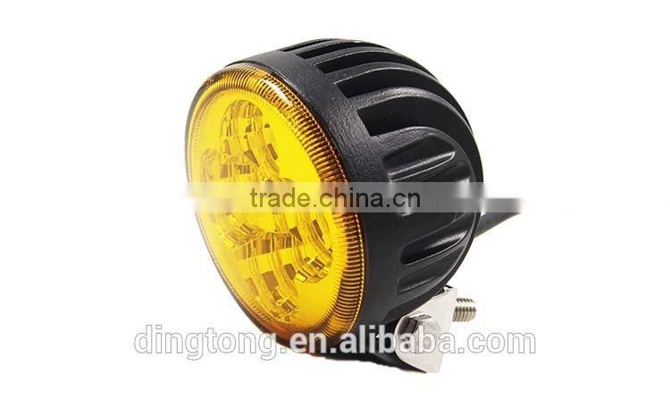 Amber led auxiliary driving lights 12V 24V auxiliary headlights for agricultural machinery