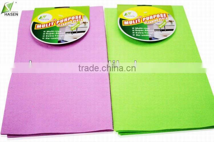 China supplier 13 year factory produce and wholesale eco-friendly high quality washable dry & wet cleaning wipes