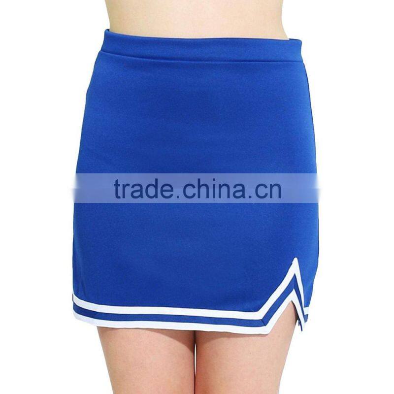 Custom Cheerleading Clothes Womens double V notch A-Line Design Cheer Uniform Skirt Cheerleading Uniforms For Adults
