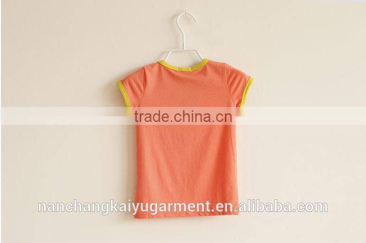 High quality wholesale cheapest Kids blank 100% cotton T shirt