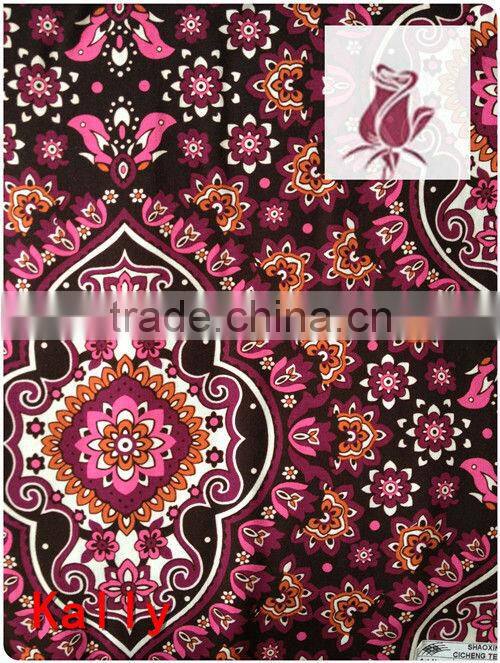 K shaoxing cicheng textile 2014 high qulity printed rayon fabric