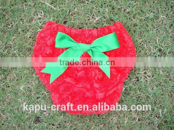 New arrival high quality 100%cotton ruffle bloomers for baby girls