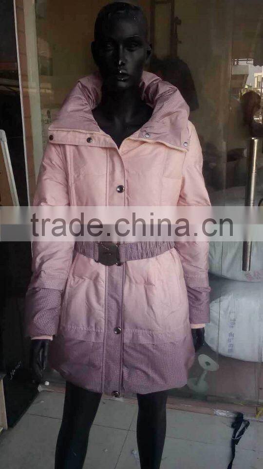 GZY wholesale women mixed down jacket for the winter