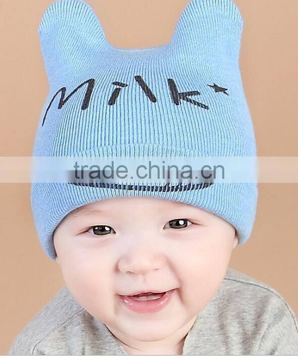 Super warm Lovely crochet toddler Knitted Baby kids wool hat