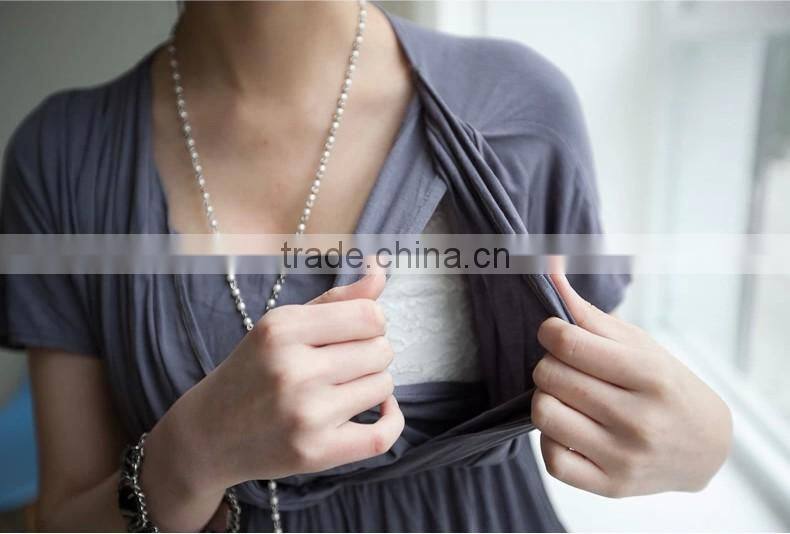 OEM Clothes for Pregnant Women Maternity Breastfeeding Nursing Tops