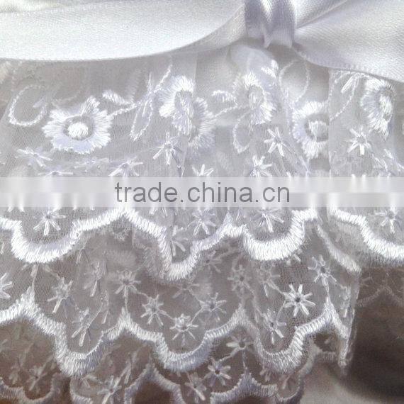 Girls Satin Panties For Children Triple Lace Baby Underwear Infant Clothing