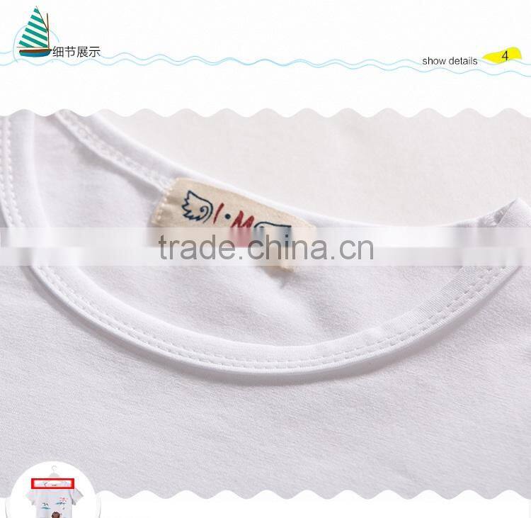 Family Beach Style Clothing Set Couple T-shirt Design China lovely family matching clothing plain t shirt