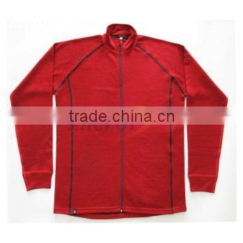 Men knitted Merino Wool Thermal Underwear Tops