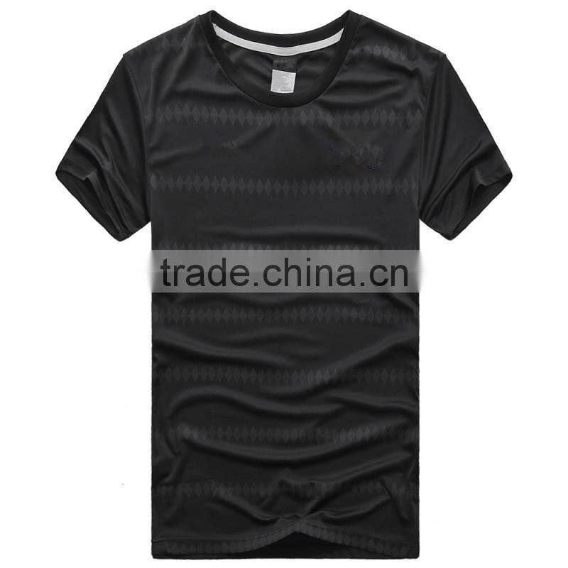 Summer Design Mens Custom Color Short Sleeve Basic T-shirt Polyester Wholesale