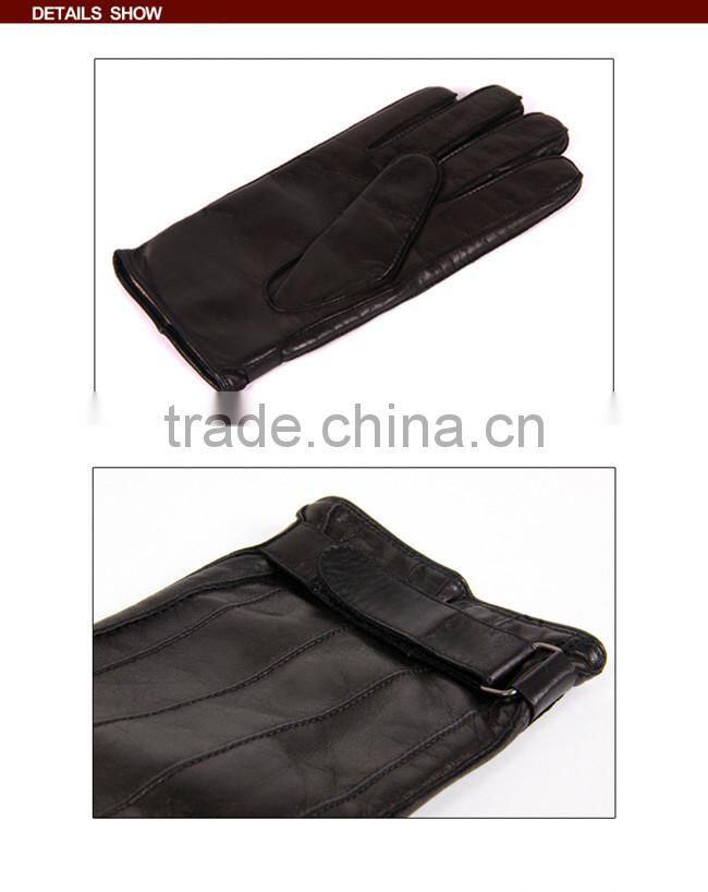 2014 new design wholesale man leather gloves