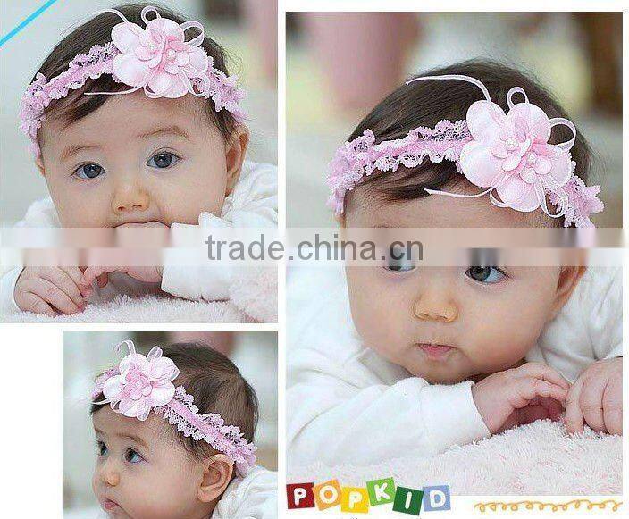 2015 new kids hair flower accessory