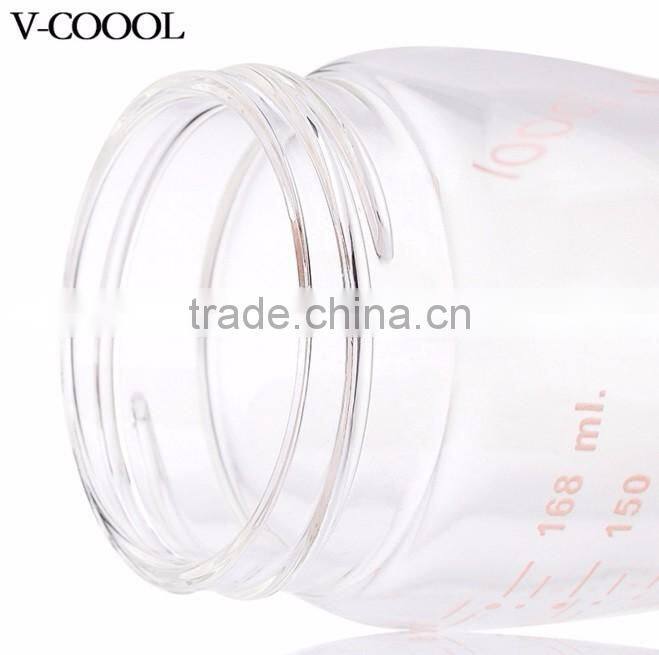 breastmilk storage bottle/fresh milk glass bottles/glass milk storage bottle