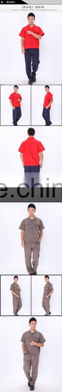 100% cotton Female summer factory worker safety working safety clothes