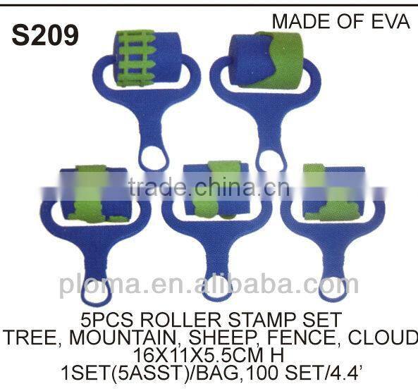 EVA STAMP (S208) 5PCS ROLLER STAMP SET