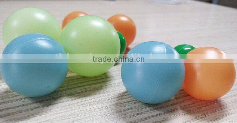32mm colorful luminous PE plastic hollow ball