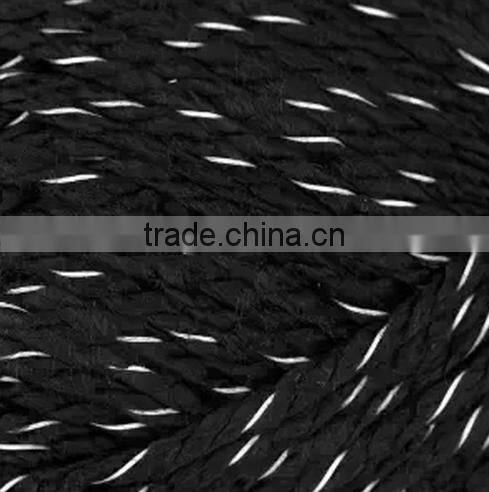 winter knitting hat high visible double side glow in the dark yarn