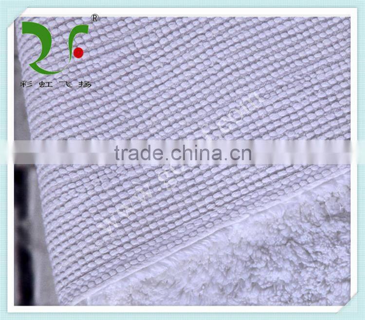 5 star standards 100% cotton white embroidery hotel mat bath mat