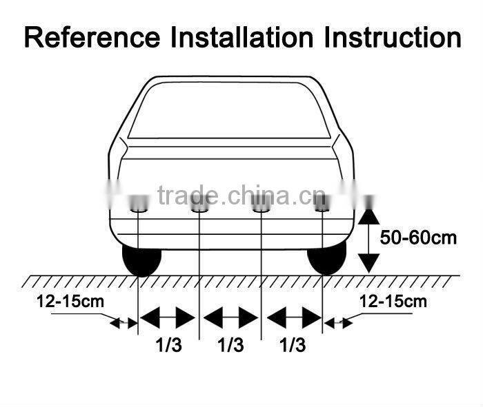 Car video Monitor, Hot-selling Model Type and DC 12V Voltage Car Rearview Mirror wireless Parking Sensor