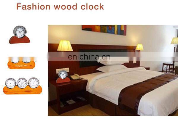Wooden Penholder With Clock For Stationery Shop Furniture Design