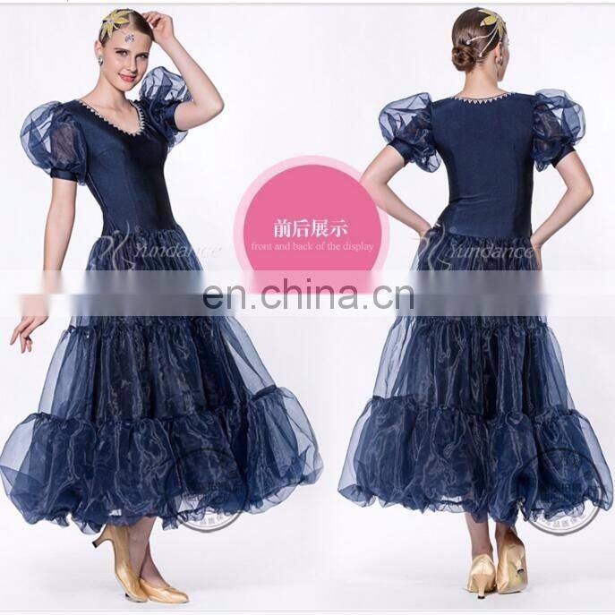 new fashion evening dress dark blue M-125