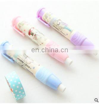 Originality Beautiful Cartoon Pressing eraser pencil rub school child award School Painting Supplies