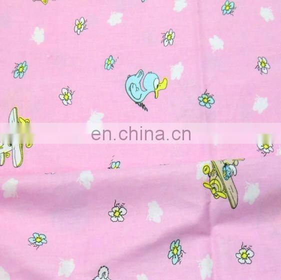 100% Cotton different patten and printing flannel fabric soft feeling supplyer china