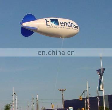 inflatable Yellow Zeppelin, Flying Airship for outdoor promotion event
