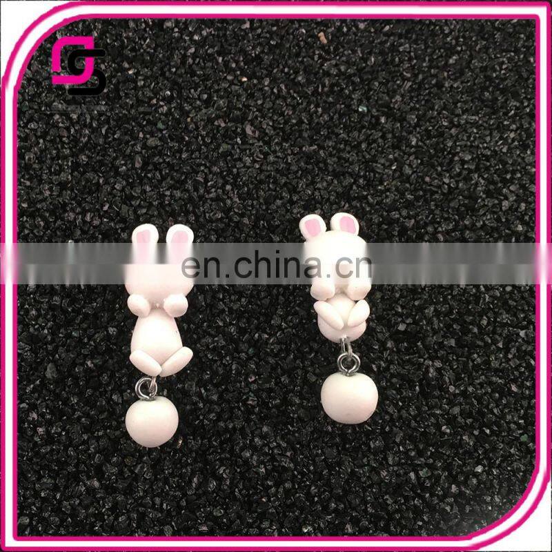 2017 high quality fashion jewelry cute animal earrings for girls