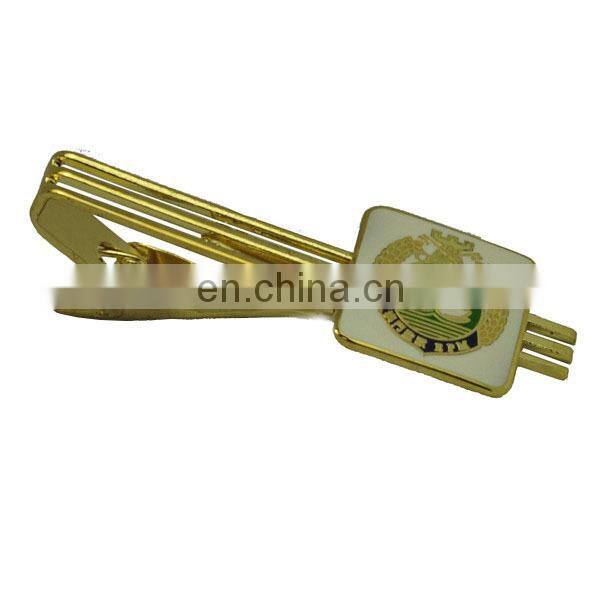 custom Brass metal tie clip bus