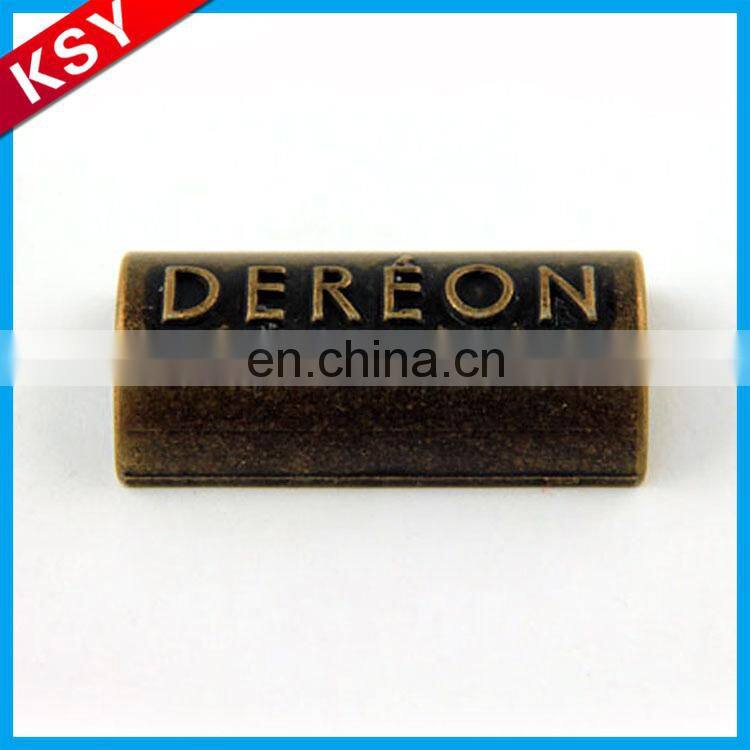 High Quality Engraving Metal Label Brass Logo Plate Handbag Engravable Tag