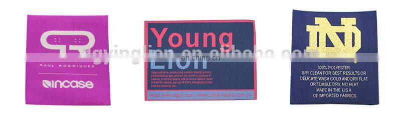 100% cotton washing labels