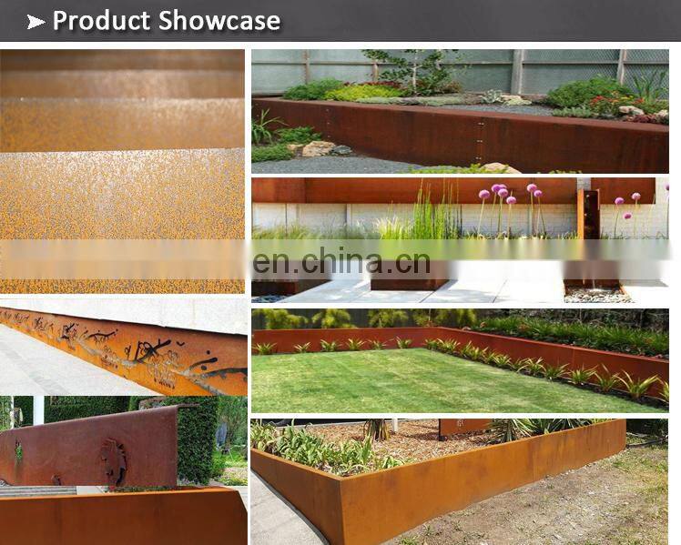 High Quality Corten Steel Garden Edging For Landscaping