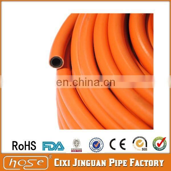 LPG Dispensing Station Cooker PVC Yellow Flexible Natural Gas Hose Cheap for Stove Outdoor