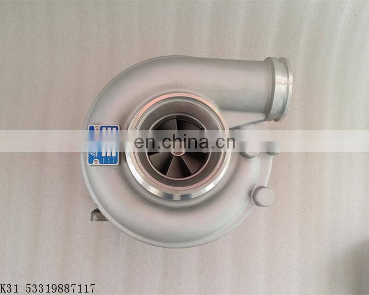 kkk turbo K31 turbocharger for MAN Truck engine parts 51091007481 51091007460 51091007785 53319717117 53319887117