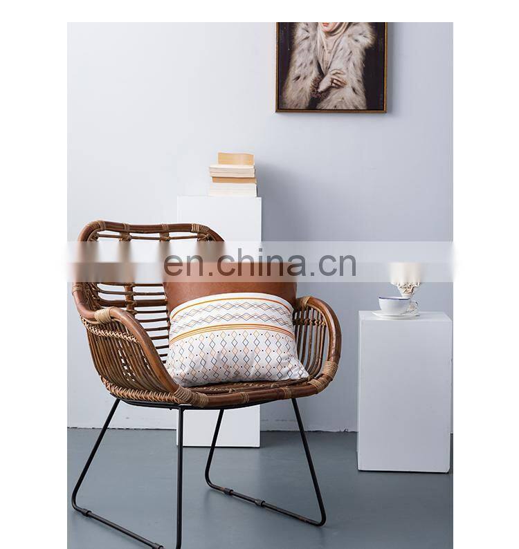 RAWHOUSE high quality leather throw cushion cover couch sofa cotton square decorative pillowcase