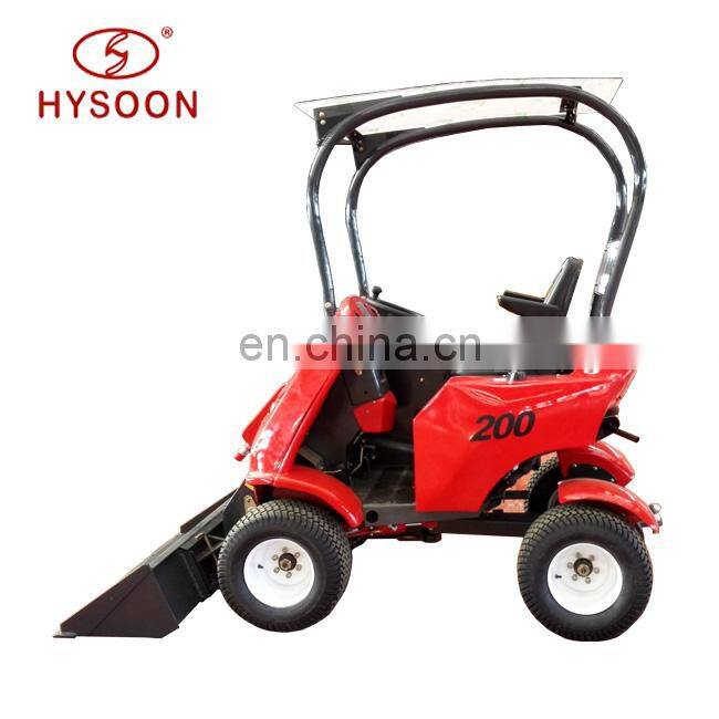 Farm machine China HYSOON HY200 mini wheel loader for sale